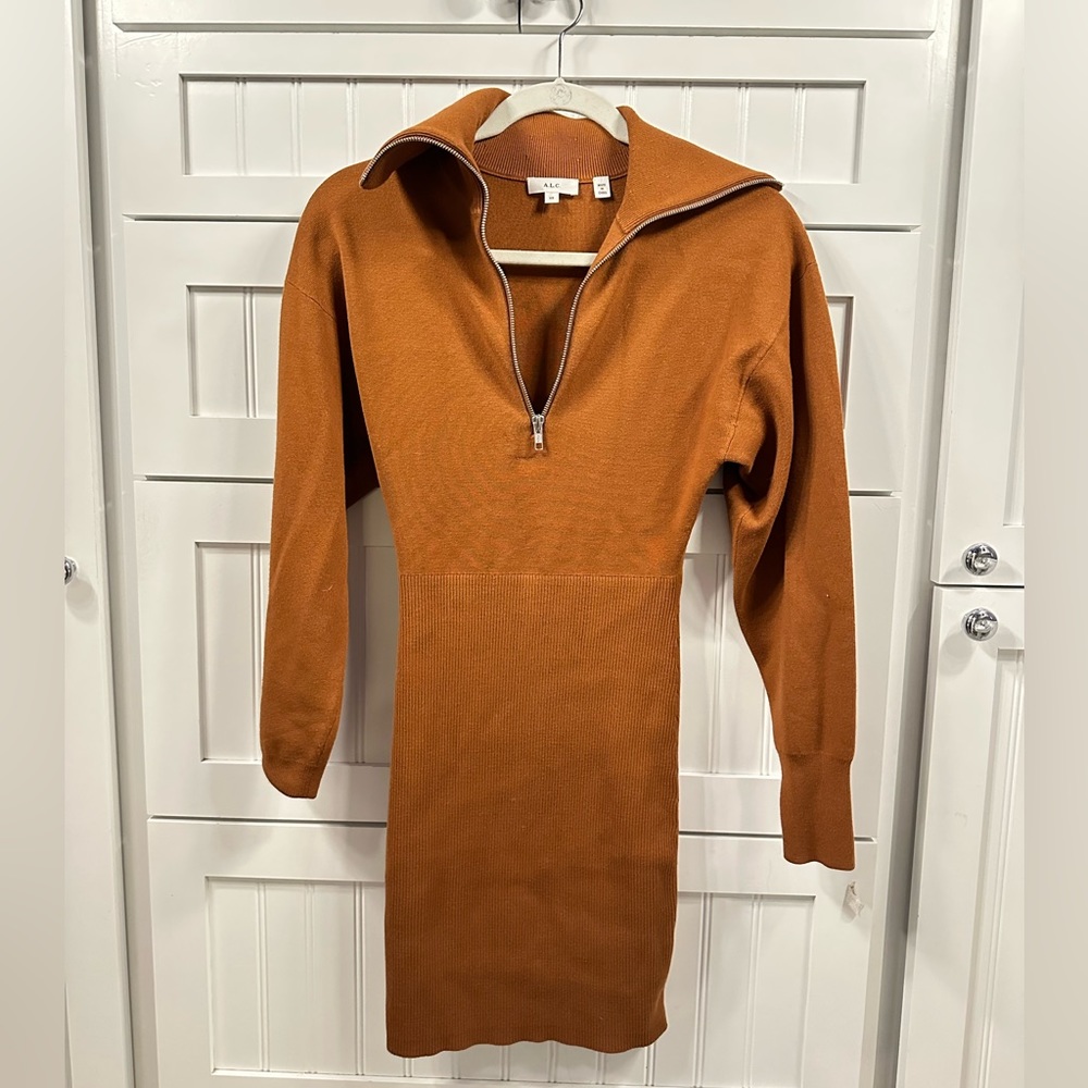 A.L.C caramel bodycon knit dress 🎃